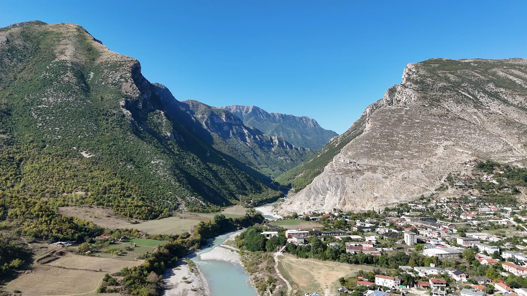 Mountains above the Vjosa valley
